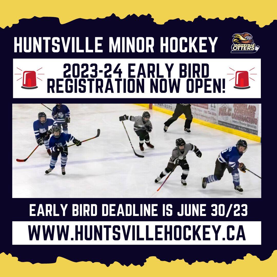 News > 5 DAYS LEFT Early Bird Registration (Huntsville Minor Hockey)